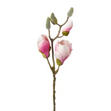 Magnolienzweig , 43 cm, rosa