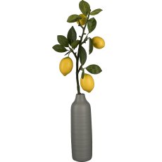 Lemon branch, 68cm, yellow