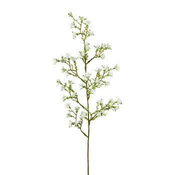 Star flower branch 6/Poly, 59cm, white