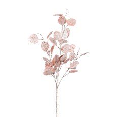 Eucalyptus Branch Iced, 74cm, Peach