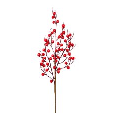 Berry branch, 50 cm, red