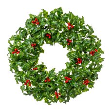 Berry/lex wreath,1/poly,