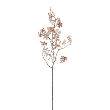 Sprig of potentilla leaves, 70 cm, brown