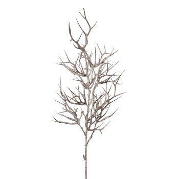 Thorn branch white washed, 69 cm, frost,