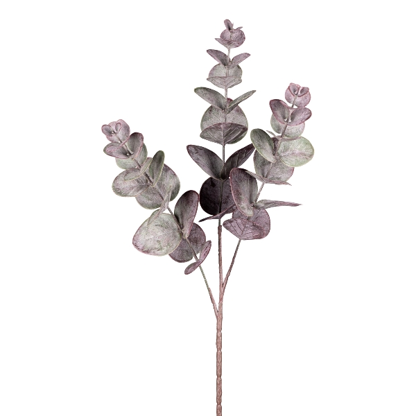 | 6/Stck Großhandel Deko Kunstblumen, 6/Poly, cm, GASPER aubergine, Kunstpflanzen & - Eukalyptuszweig 51