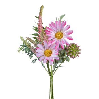 Margeriten-Mixbündel, 33cm, rosa