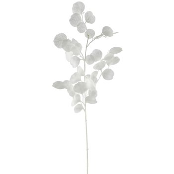 Eukalyptuszweig, 77cm, weiß