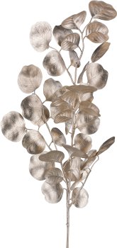 Eucalyptus branch, 77cm, champagne