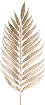 Palmzweig, 75cm, gold