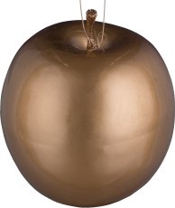 Apfel, 8cm, gold