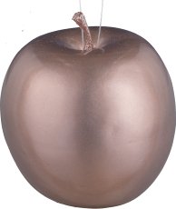 Apfel, 8cm, rosegold