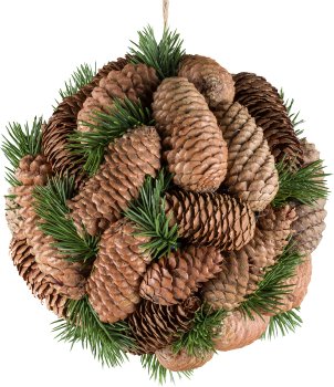 Cone ball, 18cm, natural