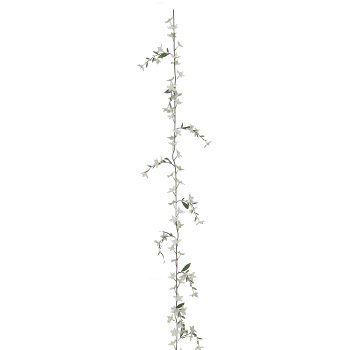 Stephanotis garland, 183cm, white