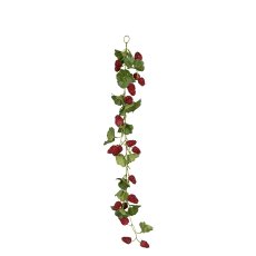 Raspberry garland, 54cm, dark red
