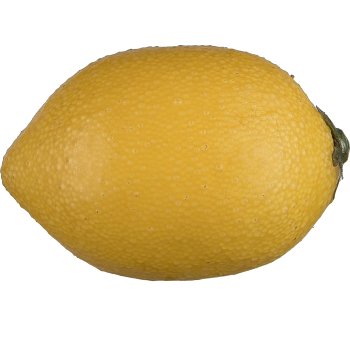 Lemon, 3.5x3.5x4.5cm, yellow