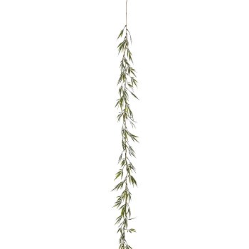 Bamboo garland, 193cm, green