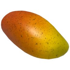 Mango, 14,5x8x7cm, orange-gelb