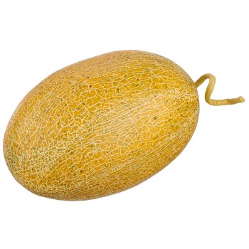Melone, 13x13x21cm, gelb