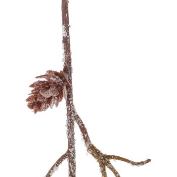 Zederngirlande mit Clip geeist, 58cm, grün