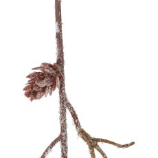 Zederngirlande mit Clip geeist, 58cm, grün