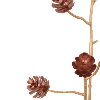 Conical branch, 73cm, gold