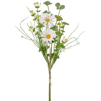Mageriten-Mix-Strauß, 60cm, weiß