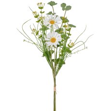 Mageriten-Mix-Strauß, 60cm, weiß