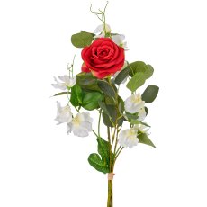 Rosen-Mix-Bund x3, 45cm, rot
