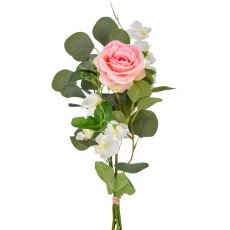 Rosen-Mix-Bund x3, 45cm, rosa
