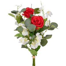 Rosen-Mix-Bund x6, 50cm, rot