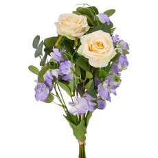 Rosen-Mix-Bund x6, 50cm, naturweiß