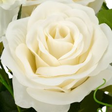 Rosen-Mix-Bund x6, 50cm, weiß