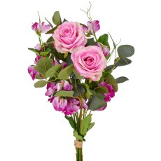 Rosen-Mix-Bund x6, 50cm, lila