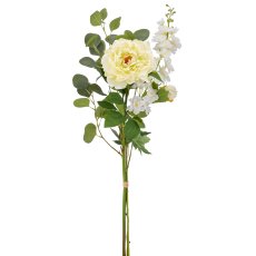 Päonie-Mix-Bund x3, 80cm, weiß