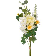 Peony-Rose-mix-bundle, 88cm, yellow