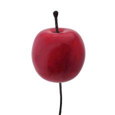 Apfel mit Stecker 6er Set 8/Box, 2,5cm, rot