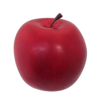 Apfel 12/Box, 9cm, rot-matt