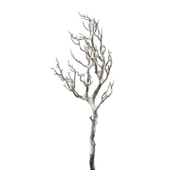 Decorative branch with snow, 92cm, snow