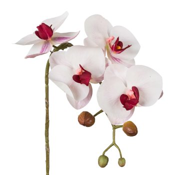 Phalaenopsis 3D-print x 4, 42cm, rosa, Real Touch