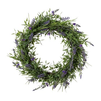 Lavender Wreath, 50 cm