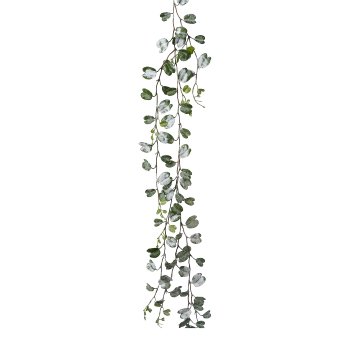 Bauhiniablade Garland with Snow, 190cm, Snow