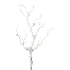 Dekoast mit Schnee, 65cm, schnee,