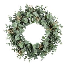 Eucalyptus wreath, 40cm, grey-green
