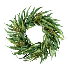 Eucalypthus wreath, 43cm, green