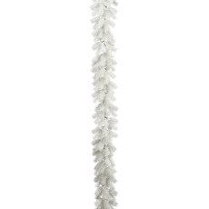 Fir garland, white, 185cm, white