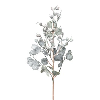 Eukalyptuszweig, 53cm, grau