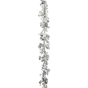 Eucalyptus garland, 180cm, grey