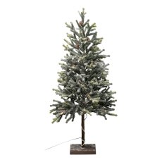 Fir tree with cones, 27 LED,