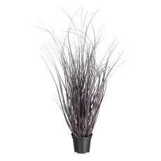 Artificial grass in pot, 60 cm, purple-silver
