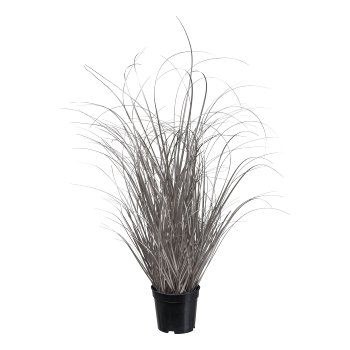 Artificial grass in pot, 73 cm, champagne